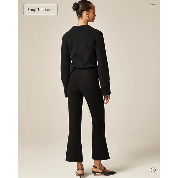 J. Crew New Delaney Kickout Sweater Pant Black NWT size XXL - Picture 6 of 10